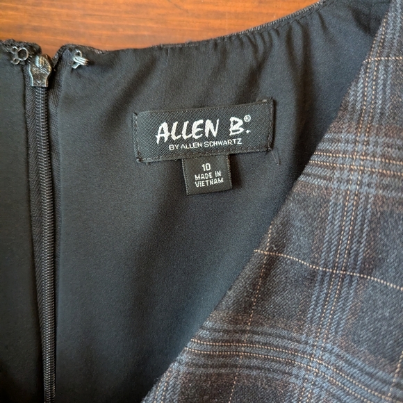 Allen B. By Allen Schwartz Gray Ruched Sheath Midi Dress - Picture 2 of 11